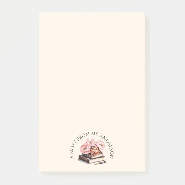 Bloco De Notas Professores personalizados (Frente)