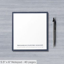 Bloco de notas profissional
