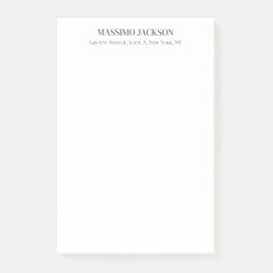 Bloco De Notas Profissional elegante moderno minimalista adicione