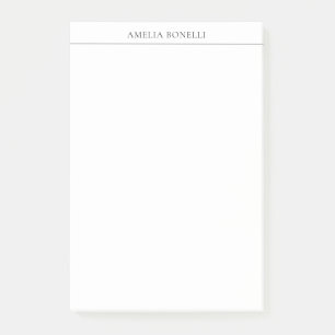 Bloco De Notas Profissional minimalista clássico