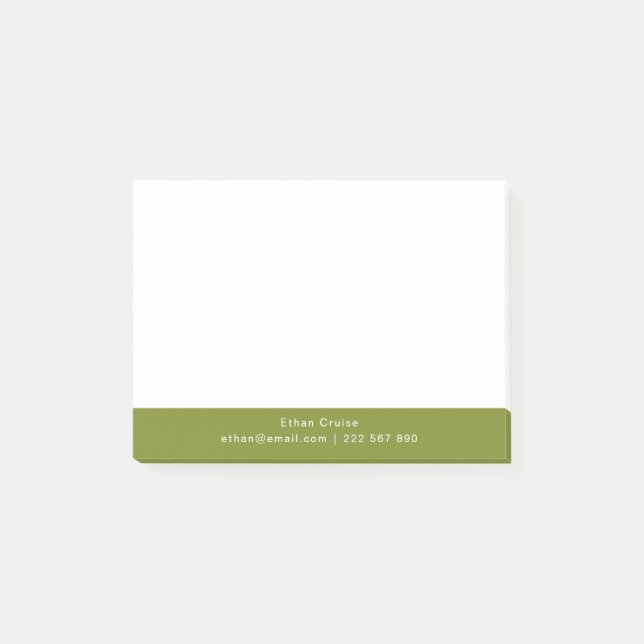 Bloco De Notas Profissional Simples Branco (Frente)