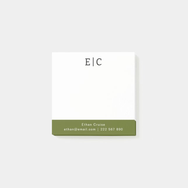 Bloco De Notas Profissional Simples Branco (Frente)