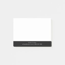 Bloco De Notas Profissional Simples Branco