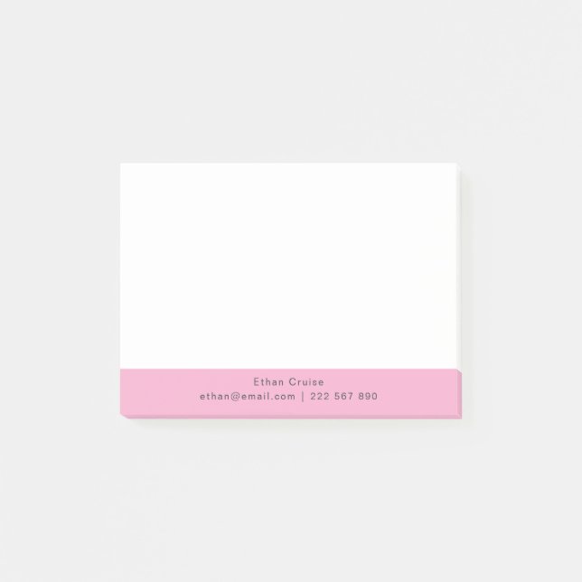 Bloco De Notas Profissional Simples Branco (Frente)