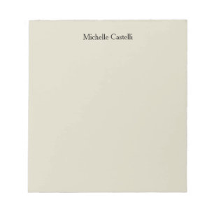 Bloco De Notas Profissional Único Clássico Simples