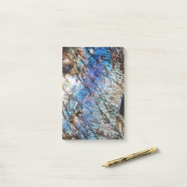 Bloco De Notas Profundidades Iridescentes (Na mesa)