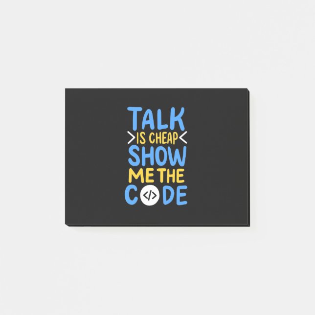 Bloco De Notas Programador Mostra-me o código (Frente)