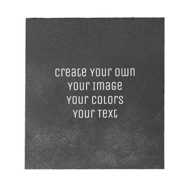 Bloco De Notas Projete do Seu Jeito - Crie o Seu Próprio (Frente)