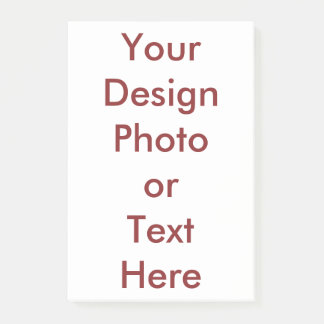 Bloco De Notas Projete suas próprias notas do Cargo-it® 4 x 6