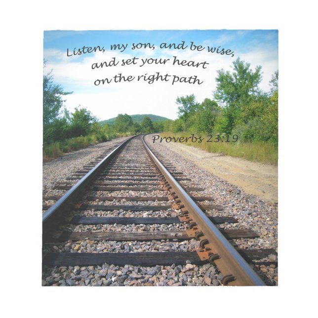 Bloco De Notas Provérbios 23:19 (Frente)