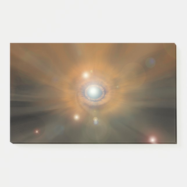 Bloco De Notas Pseudo-Andromeda Nebula Post-in Note (Frente)