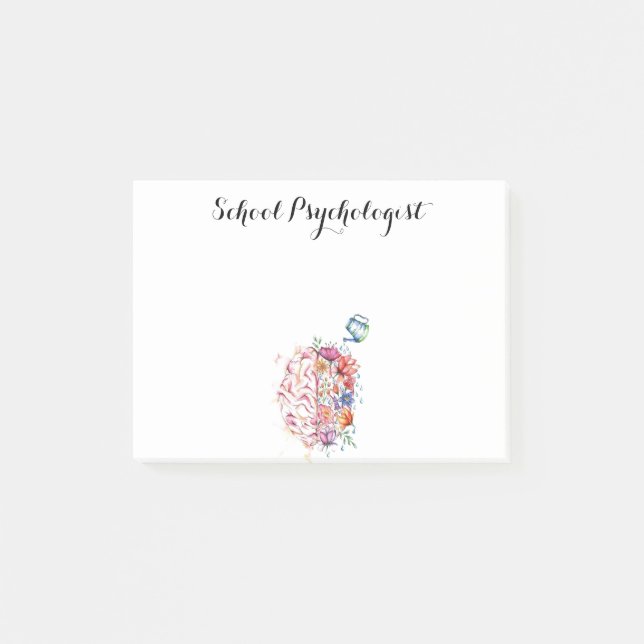 Bloco De Notas Psicóloga escolar  (Frente)