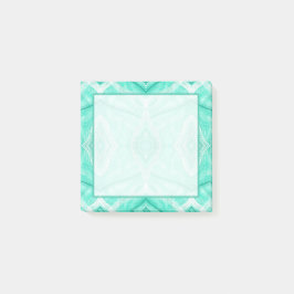 Bloco De Notas Psicomachia Arte Abstrata em Aquarela Verde
