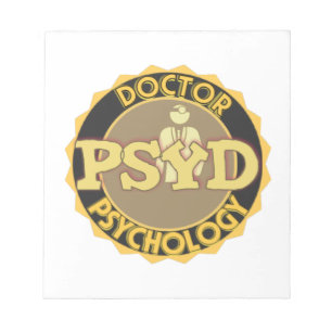 Bloco De Notas PsyD LOGO DOCTOR DA PSICOLOGIA PSICOLÓGICA