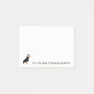Bloco De Notas Puffin Personalizar Notas de Posto