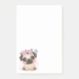 Bloco De Notas Pug de Cueca