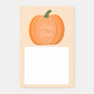 Bloco De Notas Pumpkin Neutro De Gênero Laranja Correto