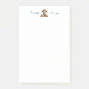 Bloco De Notas Pumpkin Patch Escarmedrow 4x6 Notas de Posto