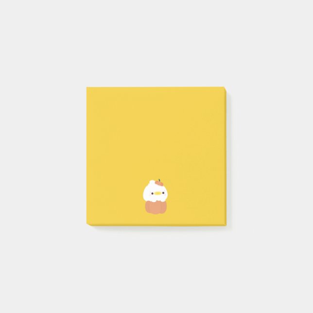 Bloco De Notas Pumpkin Pato (Frente)