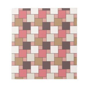 Bloco De Notas Pumpkin Spice Weave Patterno