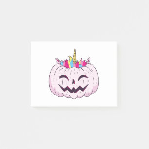 Bloco De Notas Pumpkin Unicórnio