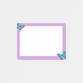 Bloco De Notas Purple &butterfly sticky notes 