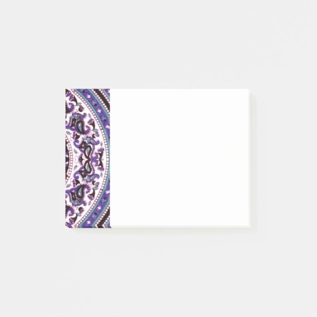 Bloco De Notas Purple Mandala (Frente)