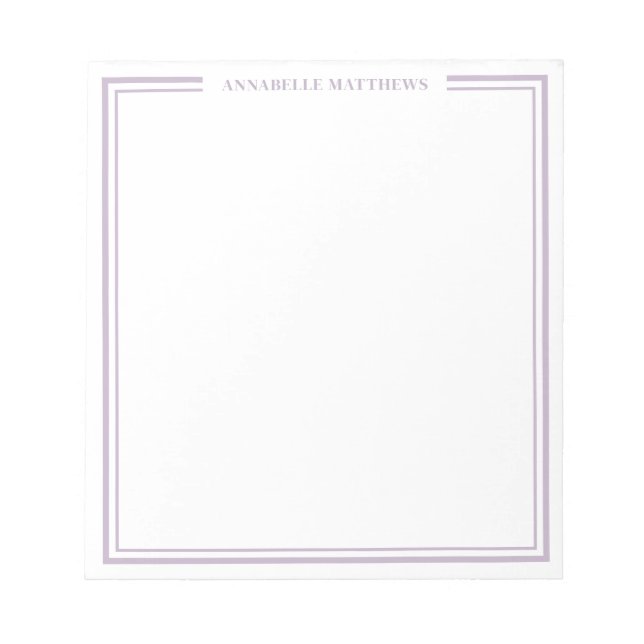Bloco De Notas Purple Monogram (Frente)
