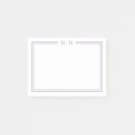 Bloco De Notas Purple Monogram