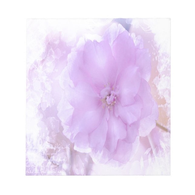 Bloco De Notas Purple Pansy (Frente)