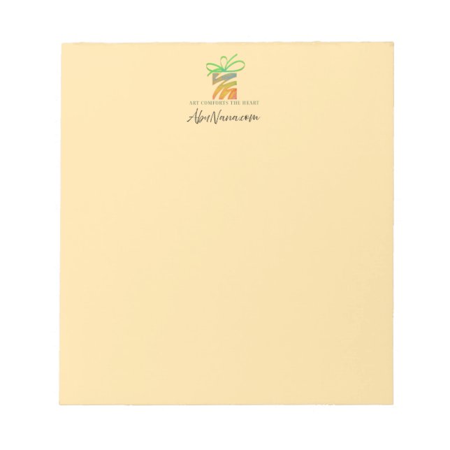 Bloco De Notas Put Your Logo Here Tablet (Frente)