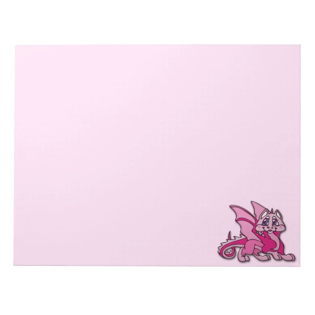 Bloco De Notas Pynky o dragão (Frente)