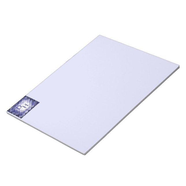 Bloco De Notas Quadrado Dimensional - Marinho-DH (Inclinado)