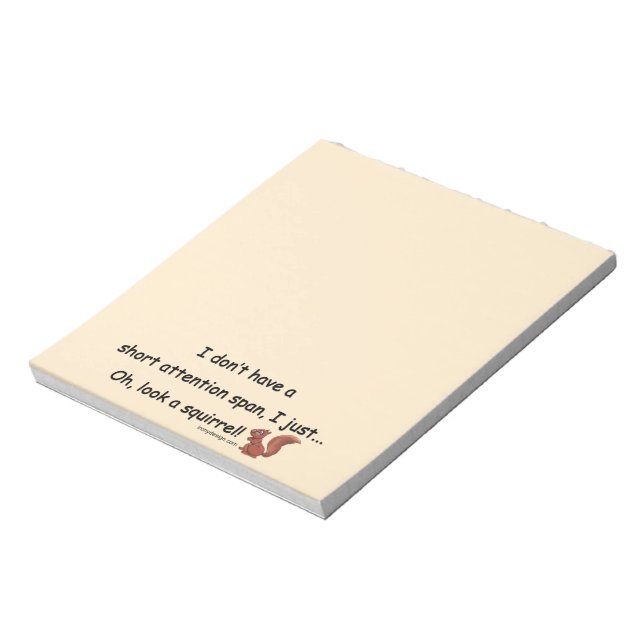 Bloco De Notas Quadrícula De Curta Atenção (Invertido)