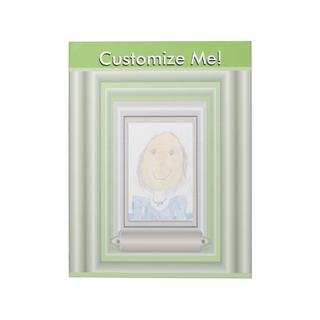 Bloco De Notas Quadro criativo e tapete para sua obra prima (Invertido)