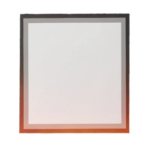 Bloco De Notas Quadro de Fotografia de Placa Solar Laranja Simple