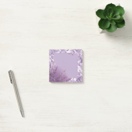 Bloco De Notas Quadro Floral Pastel