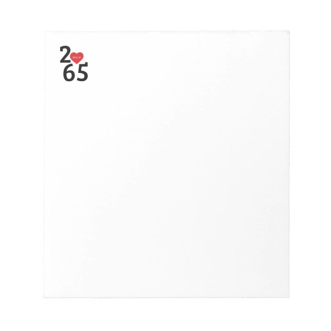 Bloco De Notas Quarto Número 256 em   (Frente)