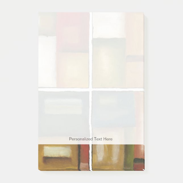 Bloco De Notas Quatro Pintura Paneled de Jennifer Goldberger (Frente)