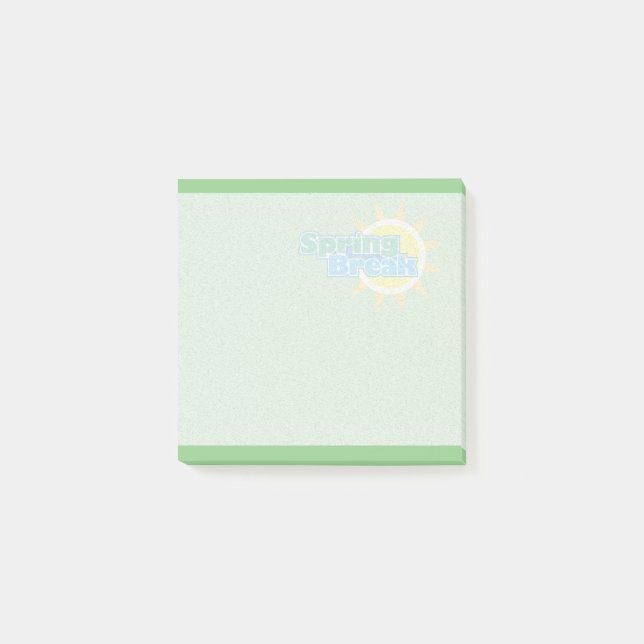 Bloco De Notas Quebra Sunny Spring - Notas (Frente)