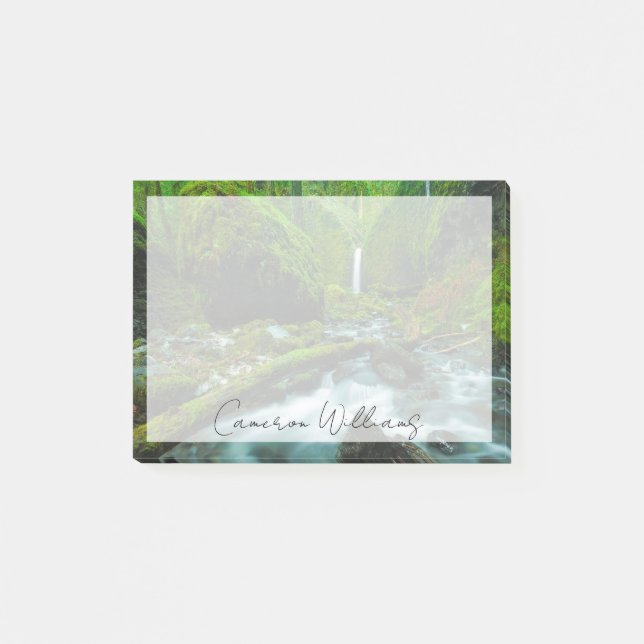 Bloco De Notas Quedas | Grotto Falls, Oregon (Frente)