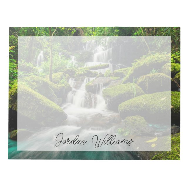 Bloco De Notas Quedas | Phu Tub Berk Mountain, Tailândia (Frente)