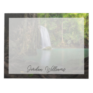 Bloco De Notas Quedas   Primavera RainForest Waterfall Tailândia