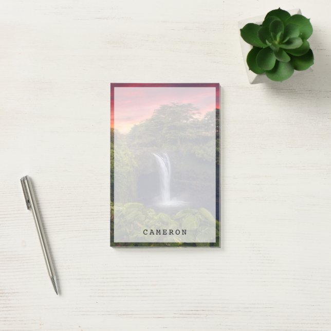 Bloco De Notas Quedas | Rainbow Falls, Hilo, Havaí (Escritótio)