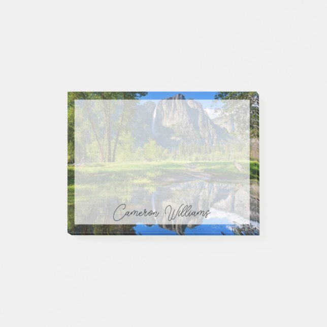 Bloco De Notas Quedas | Yosemite Falls, Califórnia (Frente)