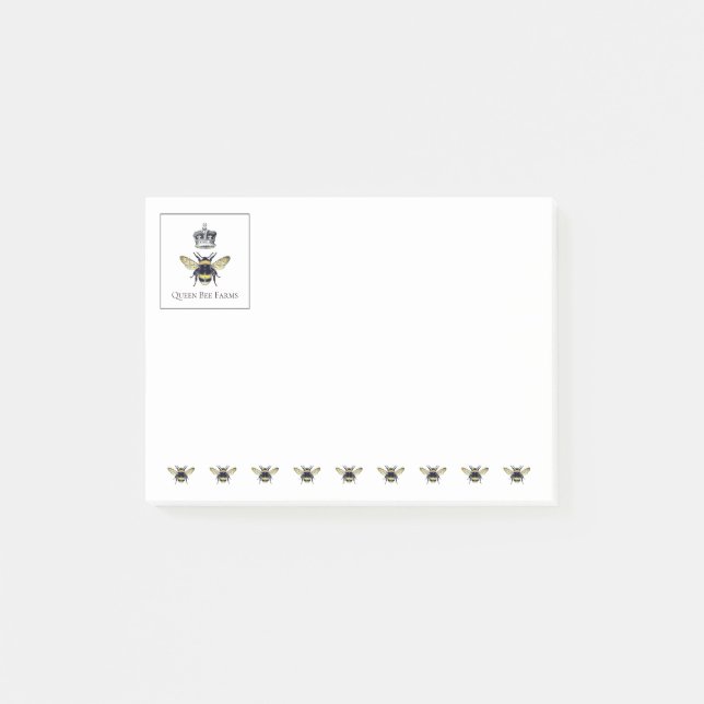 Bloco De Notas Queen Bee Crown Business Promocional (Frente)