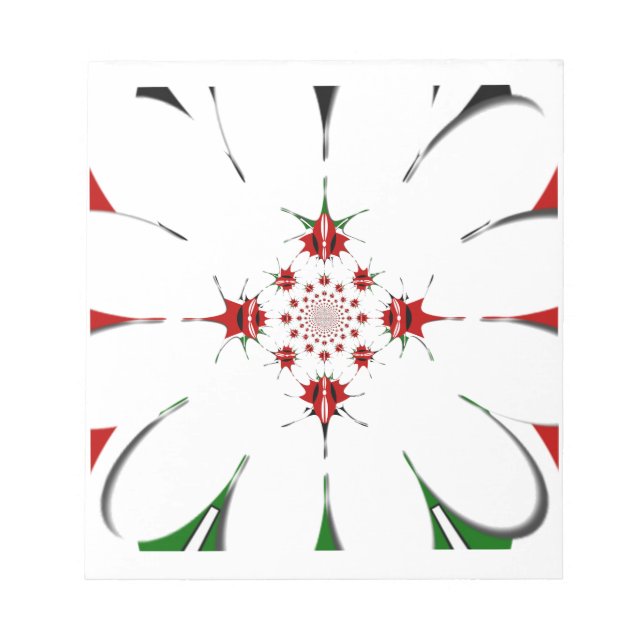 Bloco De Notas Quênia Mágico: Abraça o caleidoscópio 🇰 cultura � (Frente)