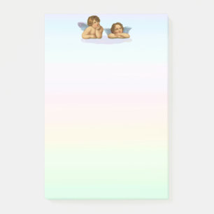 Bloco De Notas Querubins Estilosos de Rafael em Tons Pastel
