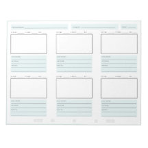 Bloco de notas "Quick Storyboard"