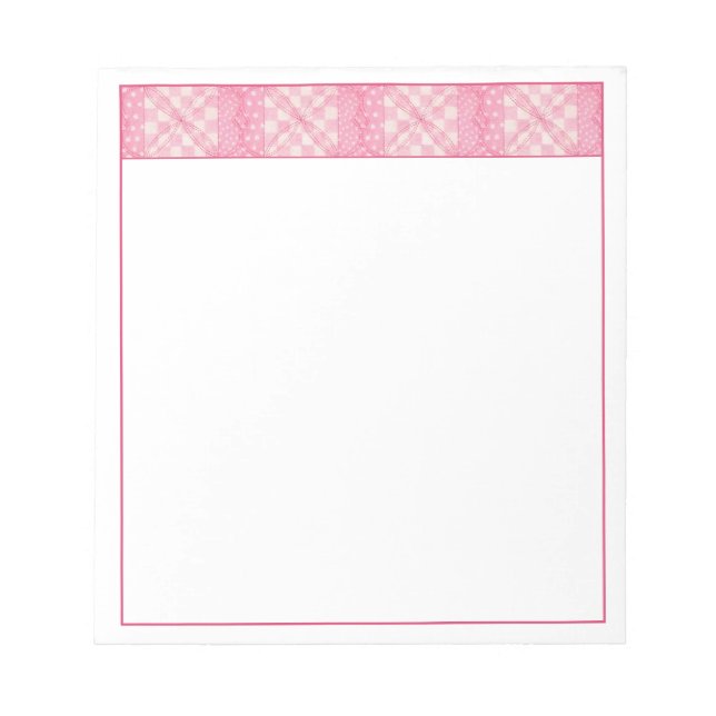 Bloco de notas QUILT 5,5"X6" (Frente)